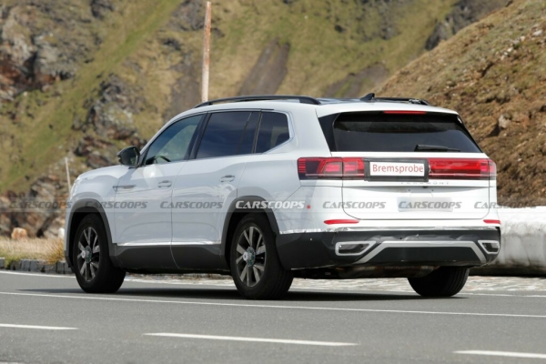 폭스바겐 아틀라스 완전변경 스파이샷 (사진=Carscoops)