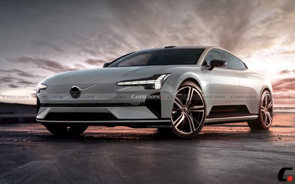 볼보 ES60(가칭) 예상 렌더링 (제공=Carscoops)