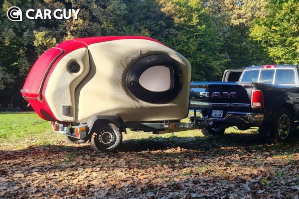 3D프린팅 기술로 제작된 캠퍼 '디스커버 3D'(출처=카라반캠핑세일즈)