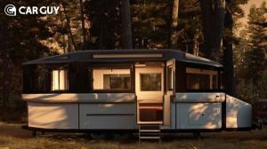 [캠핑카] 3억원대 럭셔리 전기 카라반 AE.1..배터리로 동력 공급